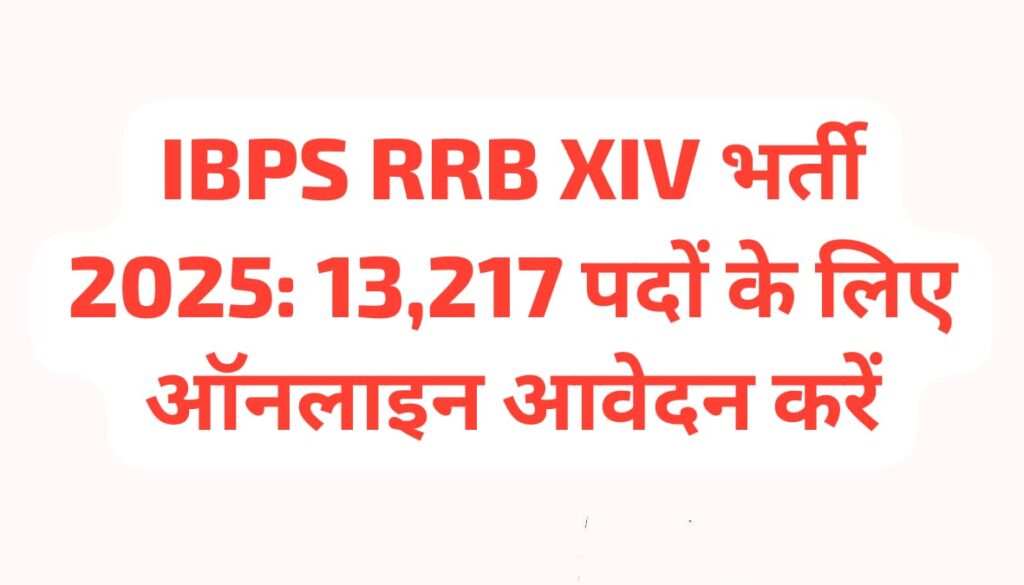 IBPS RRB XIV Form