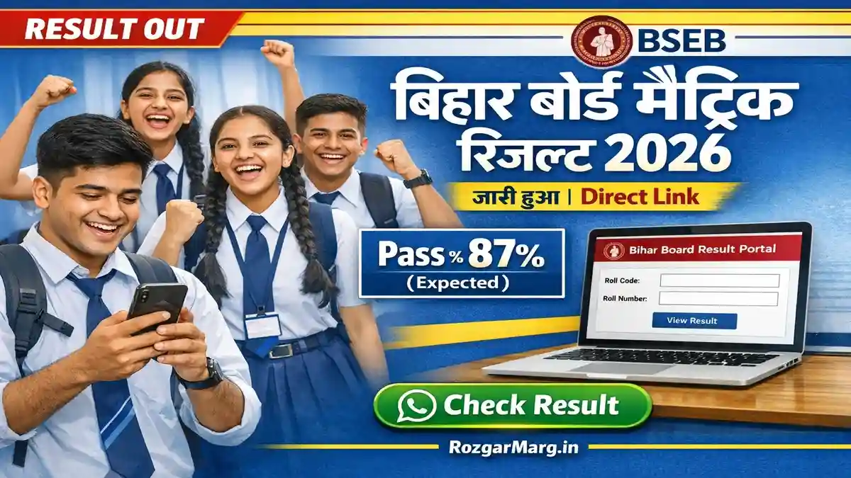 Check Bihar Board Matric (10th) Result 2026 Now